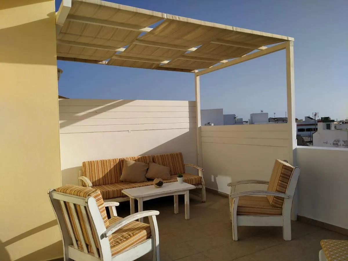 דירה Cotillo Los Lagos Sunset Sea View Private Roof Terrace ספרד