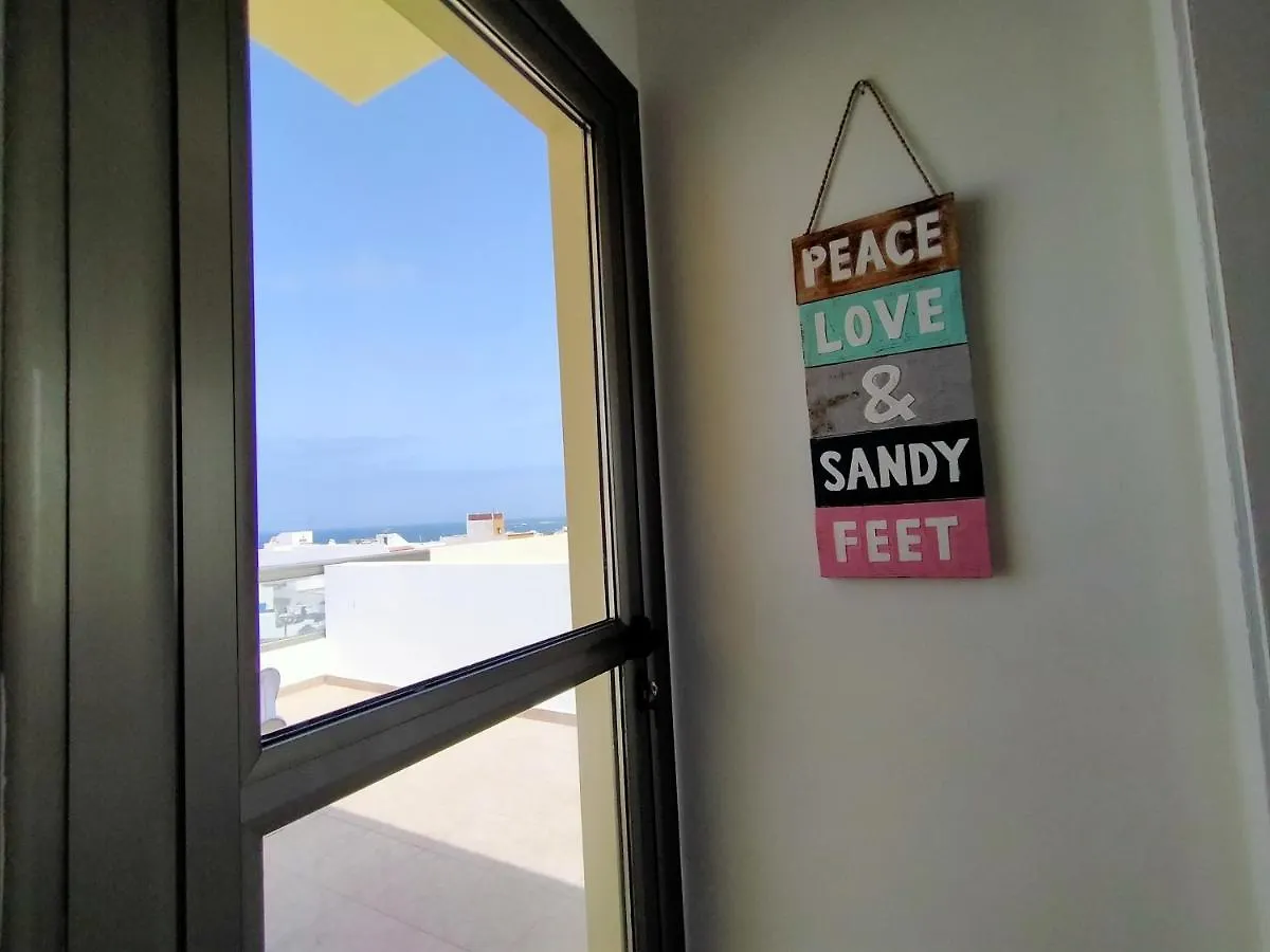 아파트 Los Lagos Sunset Sea View Private Roof Terrace Cotillo